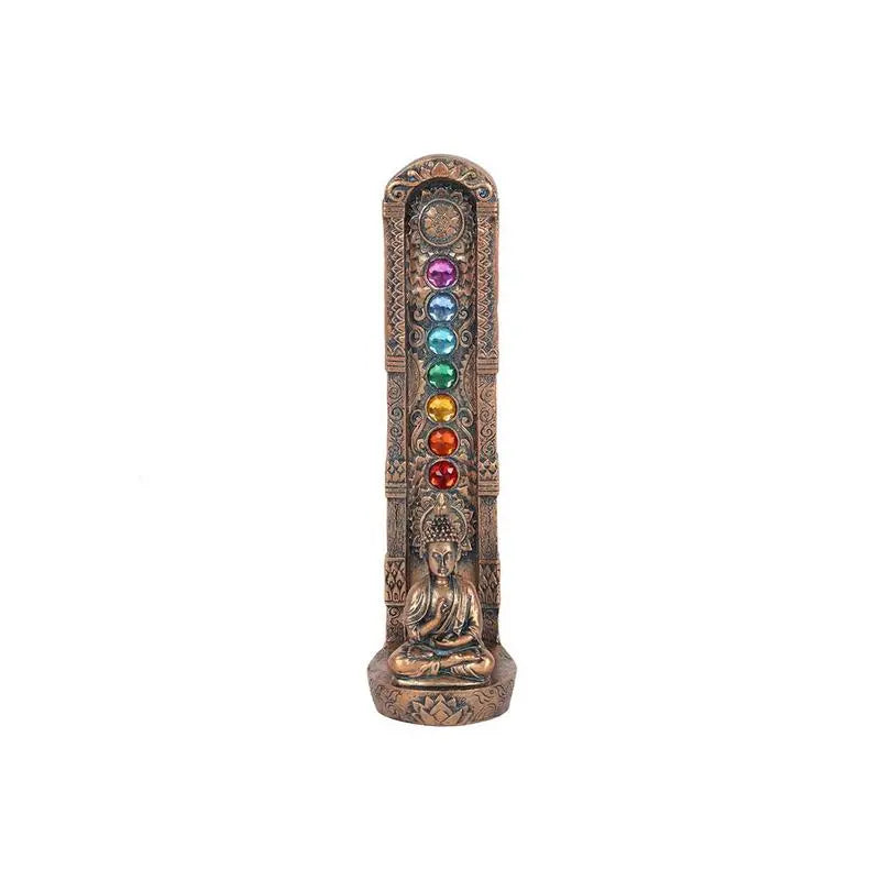 Chakra and Buddha Incense Holder Spirit Journeys Gifts