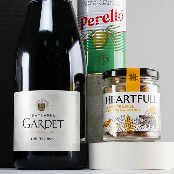 Champagne and Gourmet Appetisers Gift Box Spirit Journeys Gifts