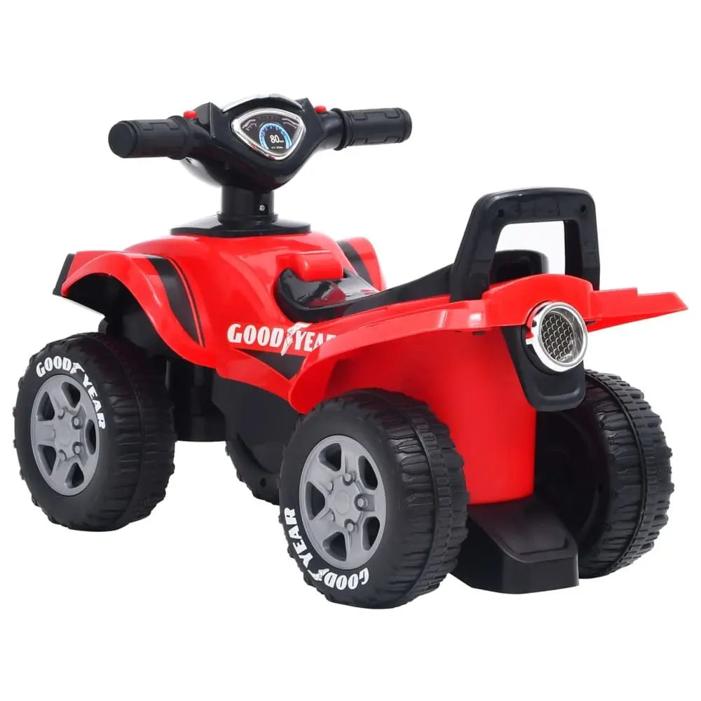 Children's Ride-on Quad Good Year Red & Blue vidaXL