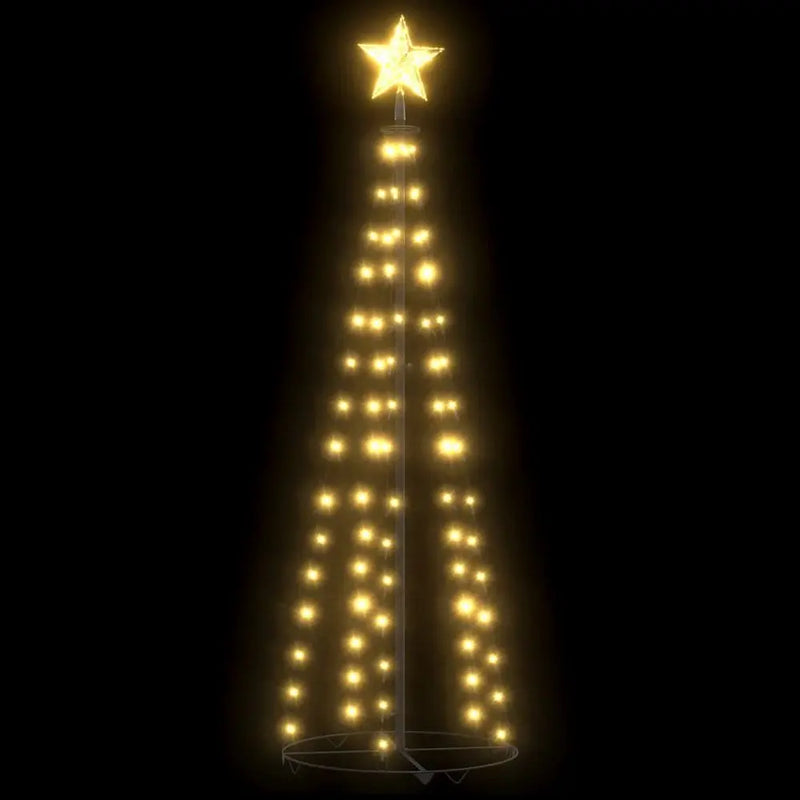 Christmas Cone Tree 70 Warm White LEDs Decoration 50x120 cm & 50x150 c, vidaXL