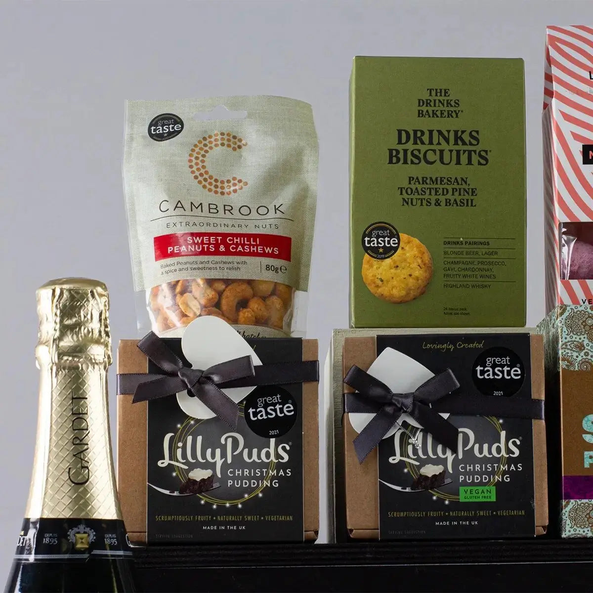 Classic Christmas Hamper with Champagne and Panettone Spirit Journeys Gifts