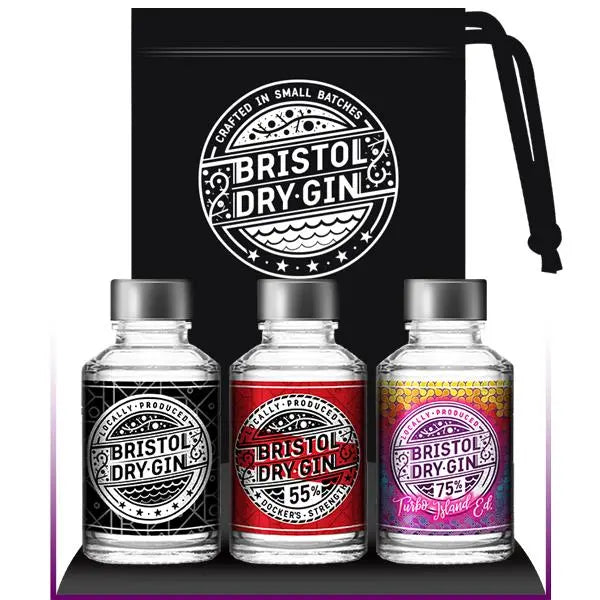 Classic Gin Set with Drawstring Bag Bristol Dry Gin