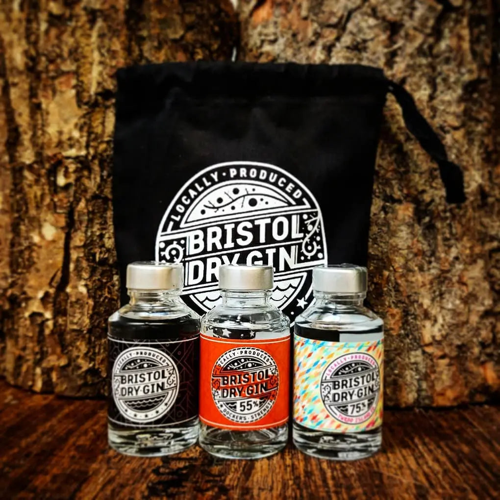 Classic Gin Set with Drawstring Bag Bristol Dry Gin