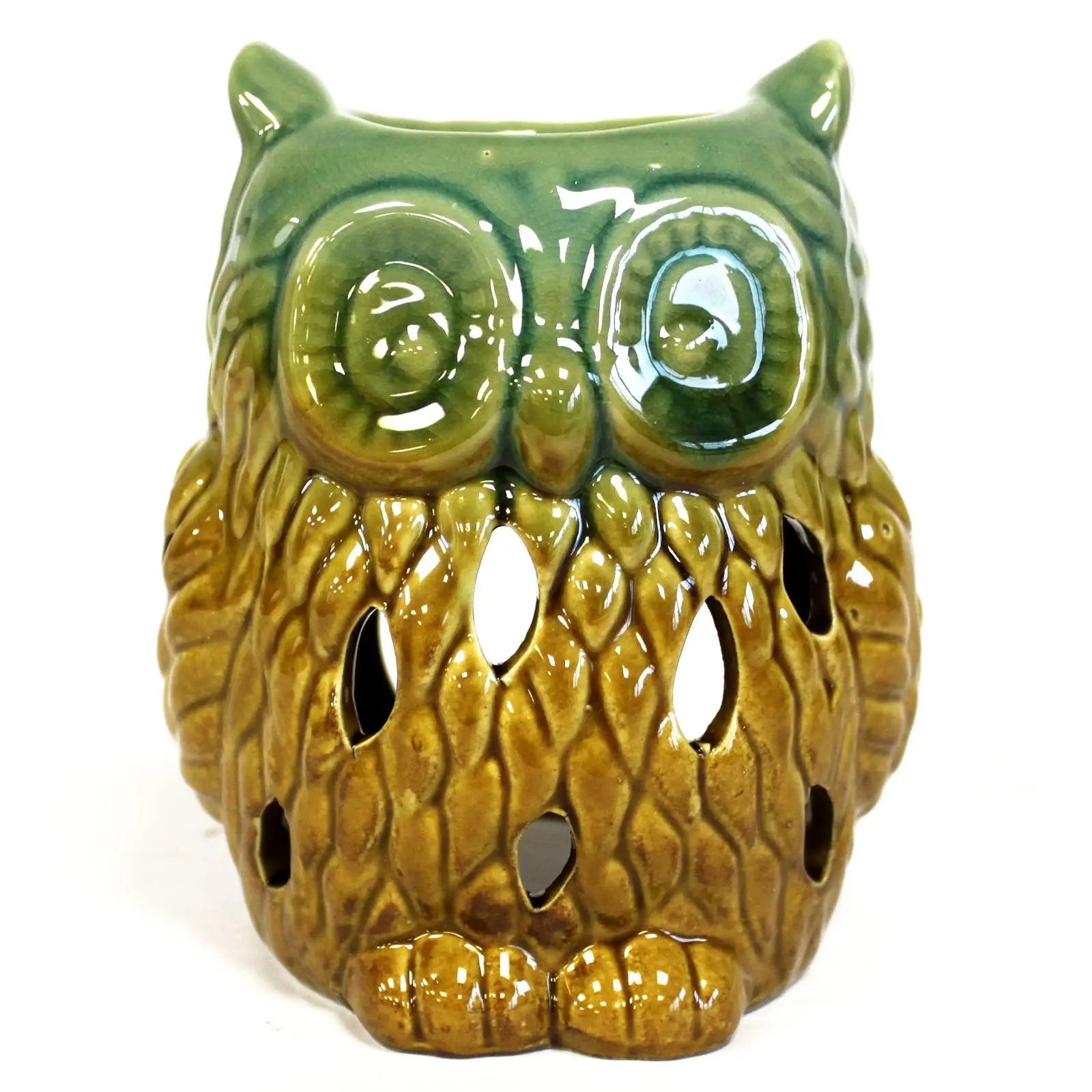 Classic Rustic Oil Burner - Owl (assorted) Spirit Journeys Gifts