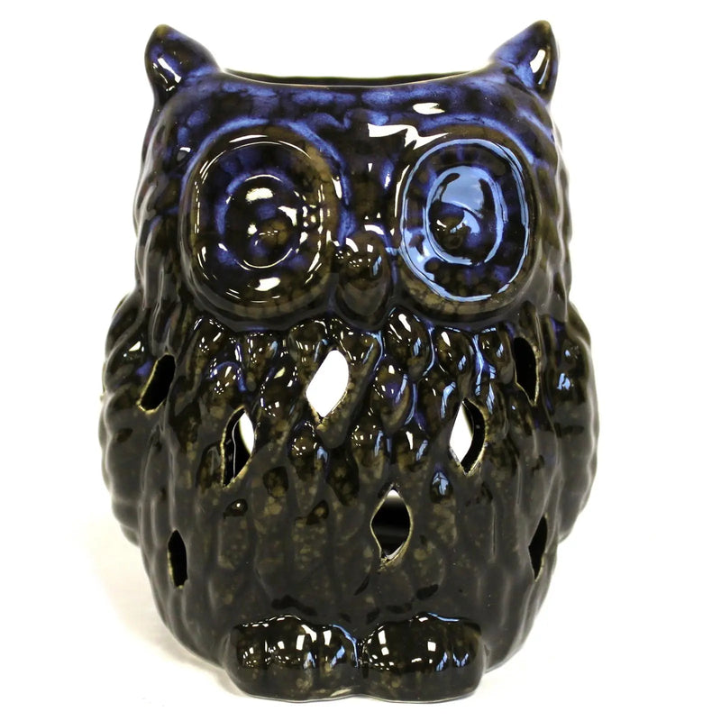 Classic Rustic Oil Burner - Owl (assorted) Spirit Journeys Gifts