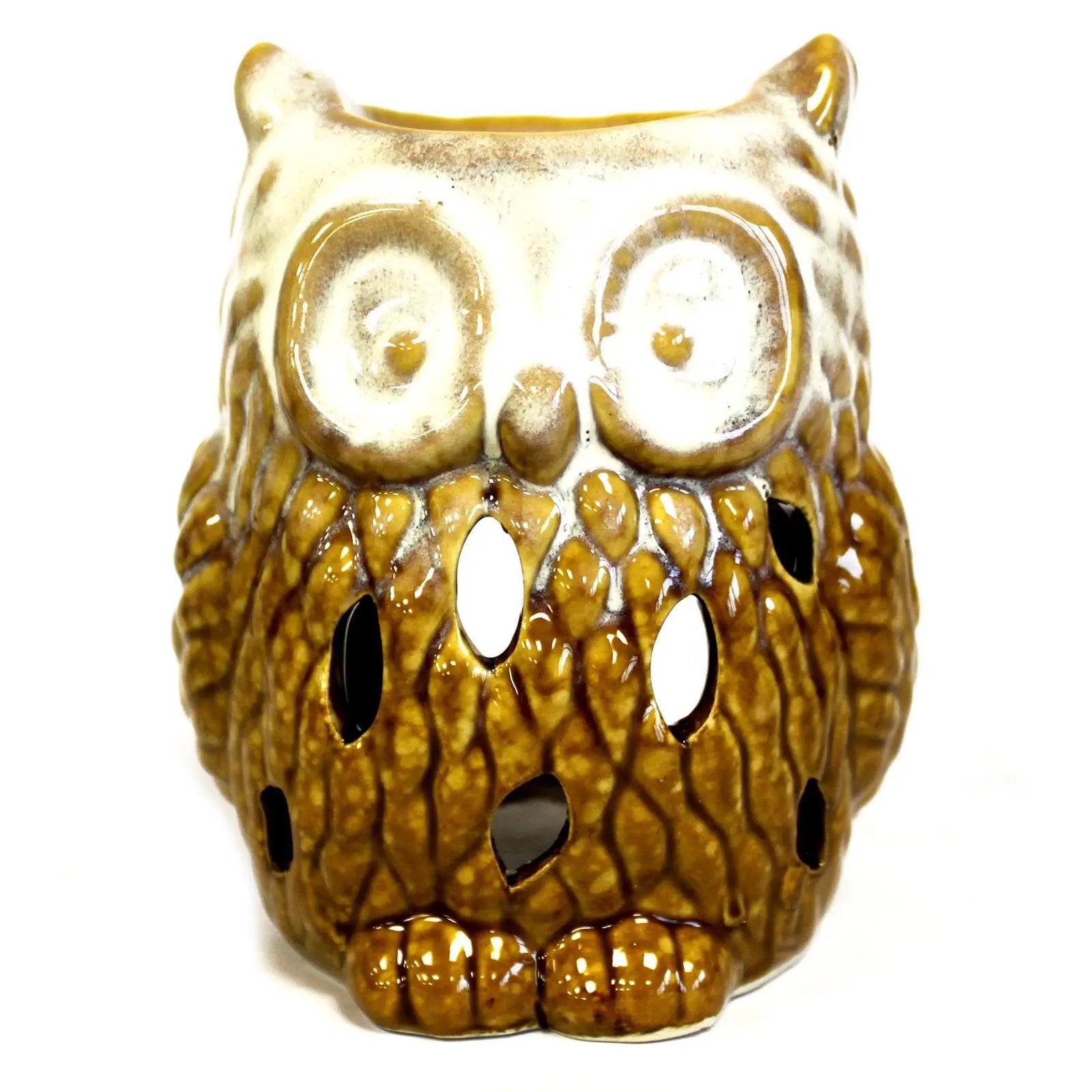 Classic Rustic Oil Burner - Owl (assorted) Spirit Journeys Gifts