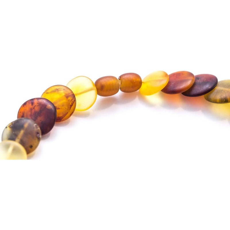 Colourful Amber Necklace - Round Amber Bead Necklace Spirit Journeys Gifts