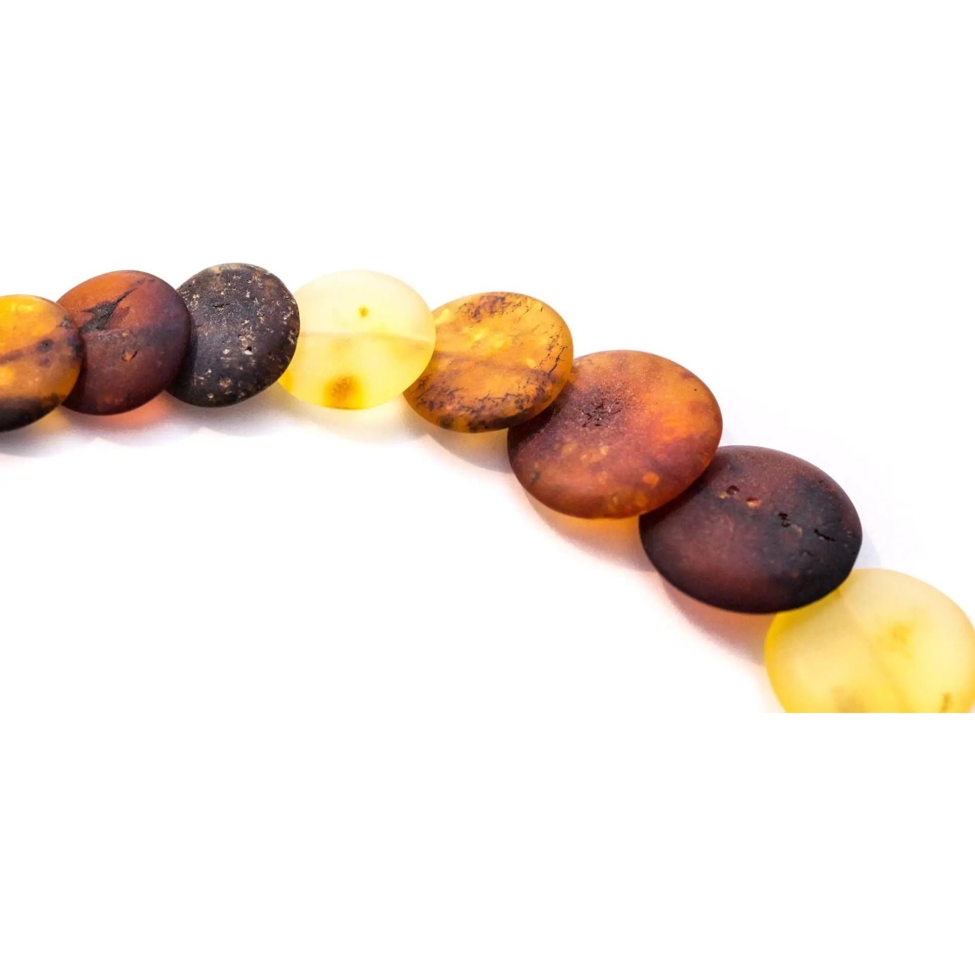 Colourful Amber Necklace - Round Amber Bead Necklace Spirit Journeys Gifts