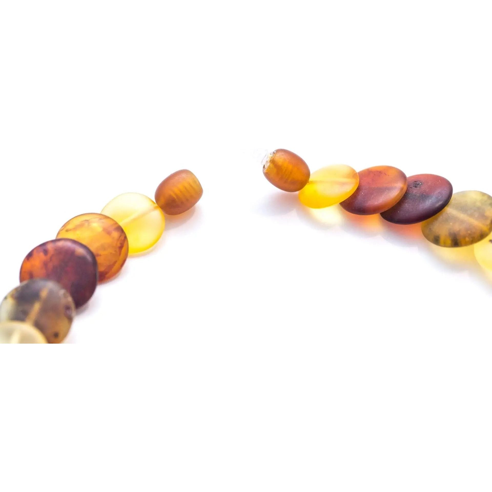 Colourful Amber Necklace - Round Amber Bead Necklace Spirit Journeys Gifts