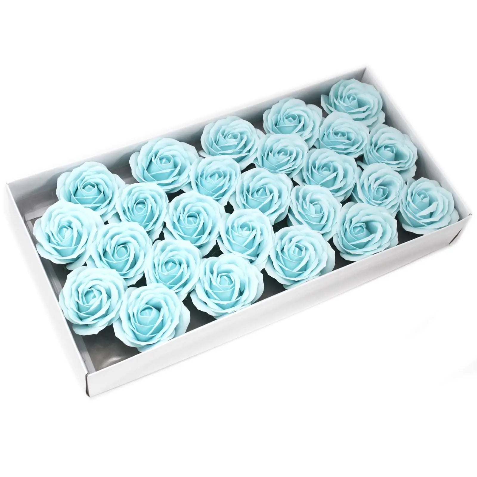 Craft Soap Flowers - Lrg Rose - Baby Blue Spirit Journeys Gifts