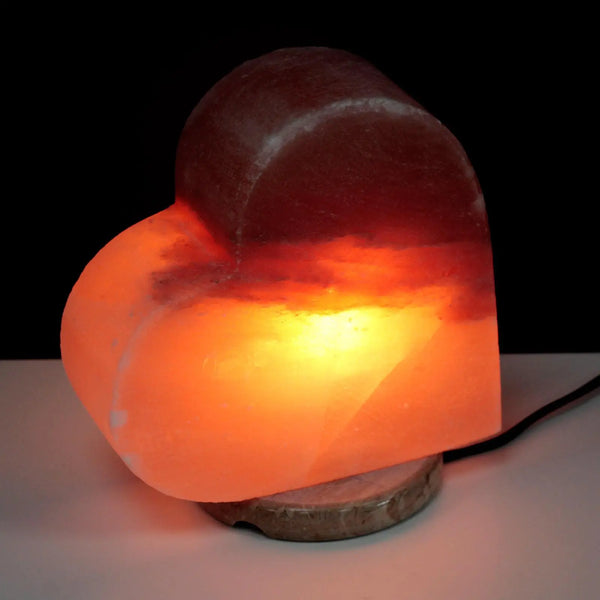 Crafted Salt lamp - Heart Spirit Journeys Gifts