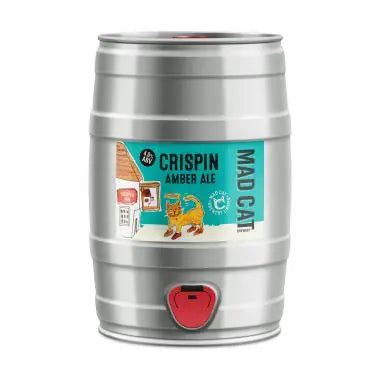 Crispin Amber Ale 4.0% 5 litre mini keg Mad Cat Brewery