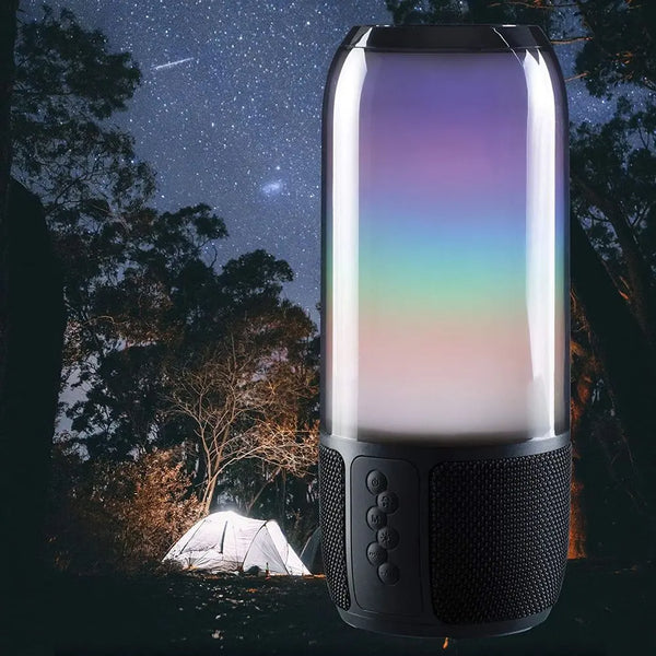 Daewoo Soundglow Bluetooth Speaker Multi-Coloured LED Bluetooth Aux 1800mA Battery 6W Power Audio Output Daewoo