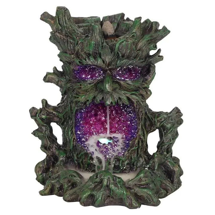 Dark Tree Man Backflow Incense Burner with Light Spirit Journeys Gifts