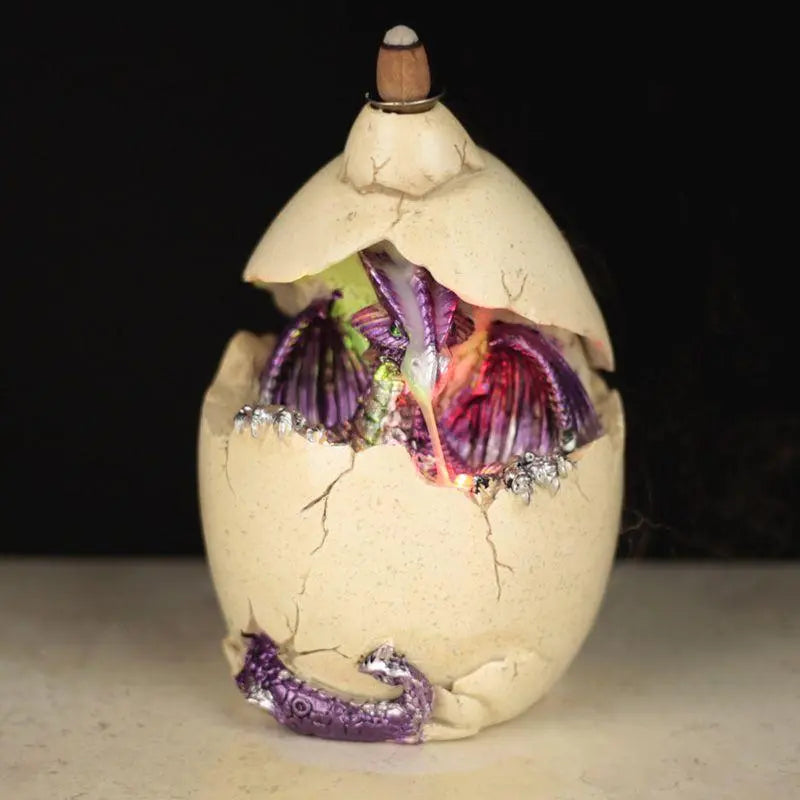 Dragon Egg LED Backflow Incense Burner Spirit Journeys Gifts