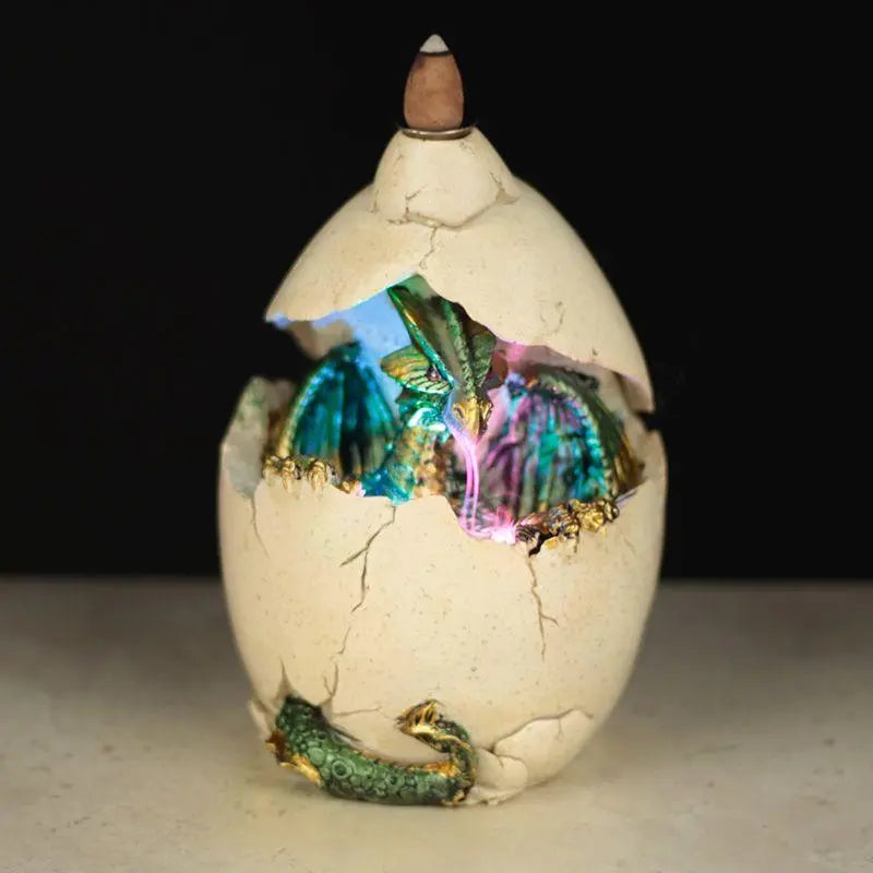 Dragon Egg LED Backflow Incense Burner Spirit Journeys Gifts