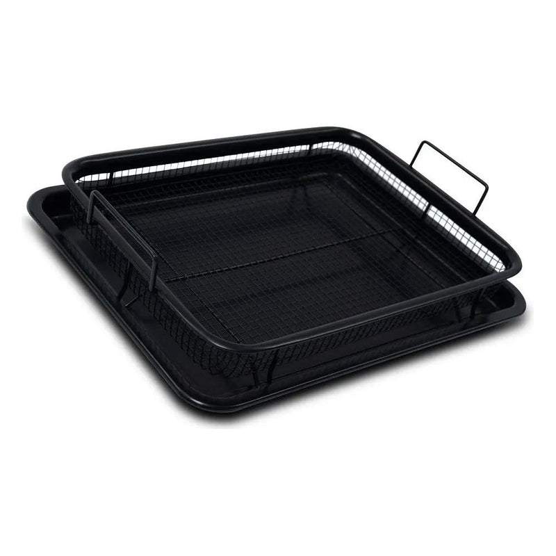 Durastone Professional 2pc Crisper and Oven Tray Family Size Durastone