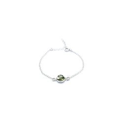 ESSENTIALS Green Amber Link Chain Bracelet Spirit Journeys Gifts