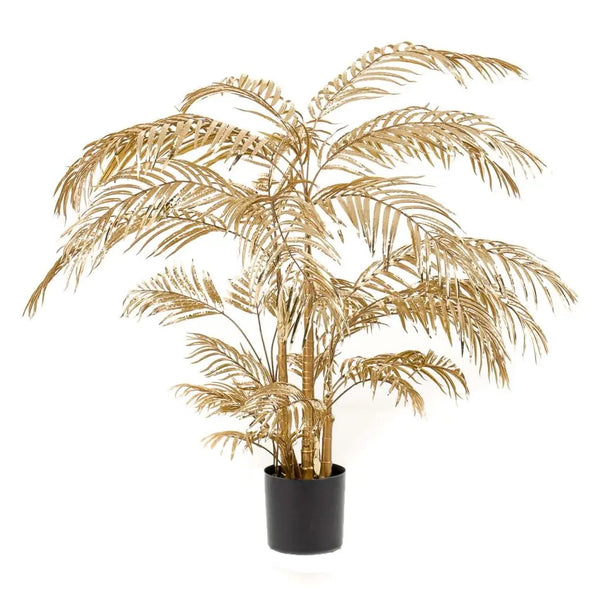 Emerald Artificial Areca Palm Tree 145 cm Gold Spirit Journeys Gifts