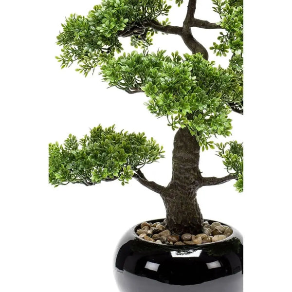 Emerald Artificial Ficus Mini Bonsai Green 47 cm 420006 Spirit Journeys Gifts