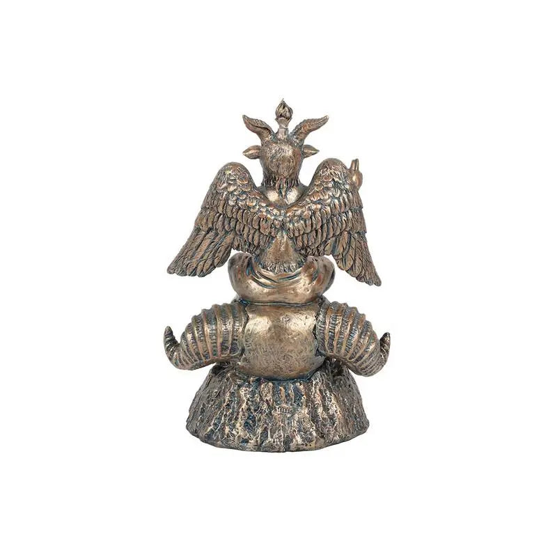 Gold Baphomet LED Backflow Incense Burner Spirit Journeys Gifts