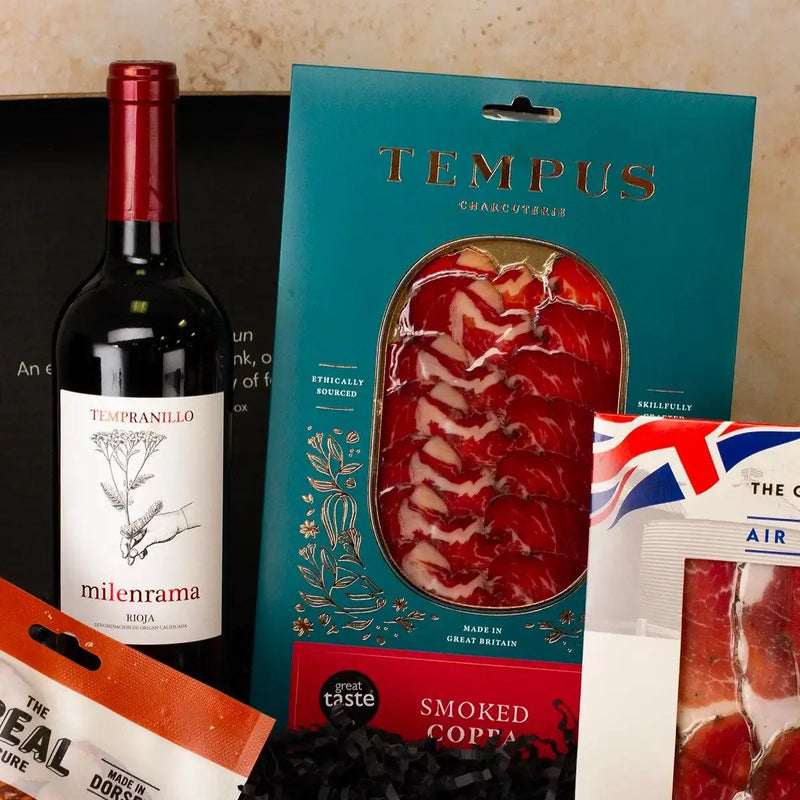 Gourmet Charcuterie and Wine Gift Hamper Spirit Journeys Gifts