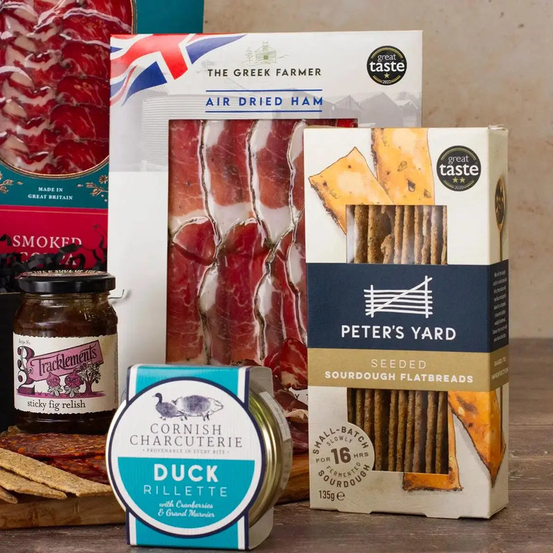 Gourmet Charcuterie and Wine Gift Hamper Spirit Journeys Gifts