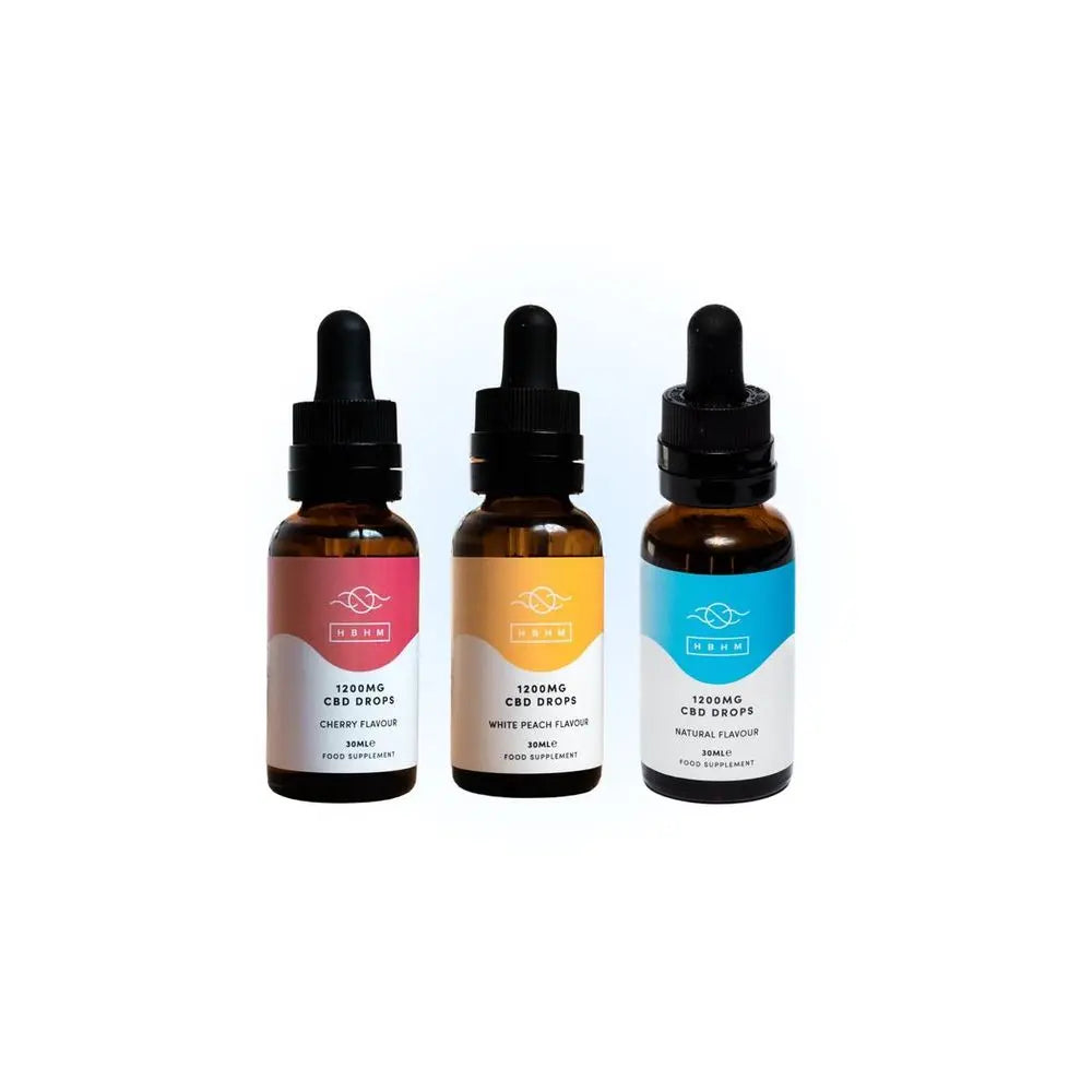 HBHM 1200mg CBD Oil Drops Bundle HBHM