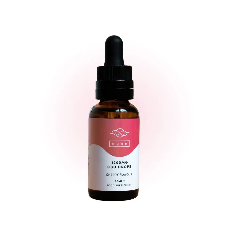 HBHM Cherry 1200mg CBD Oil Drops hbhmcbdoil