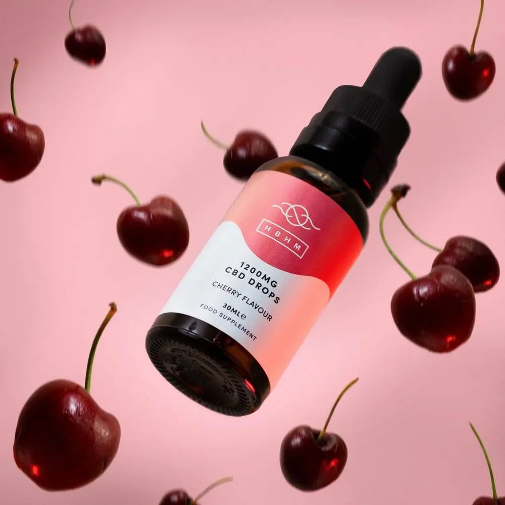 HBHM Cherry 1200mg CBD Oil Drops hbhmcbdoil