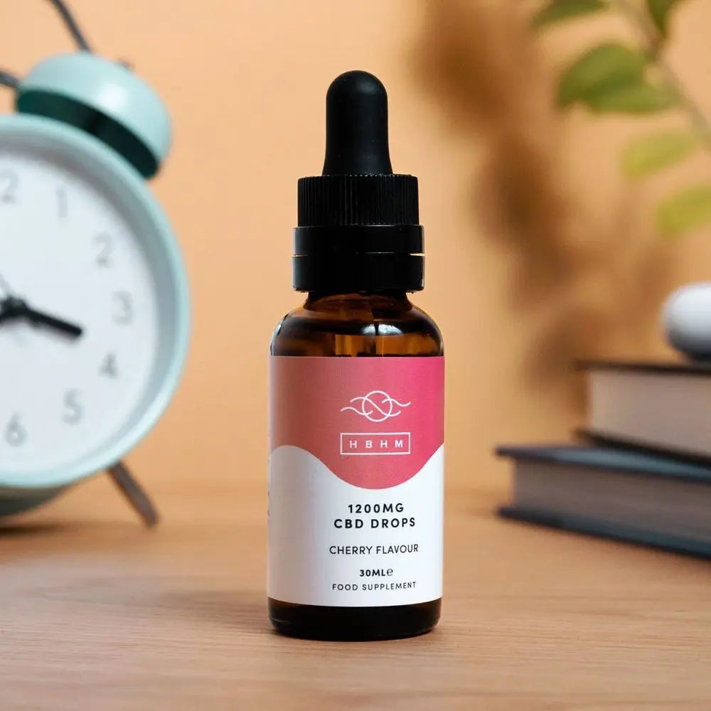 HBHM Cherry 1200mg CBD Oil Drops hbhmcbdoil