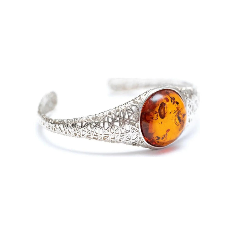 Handmade Modern Amber Arm Cuff Spirit Journeys Gifts