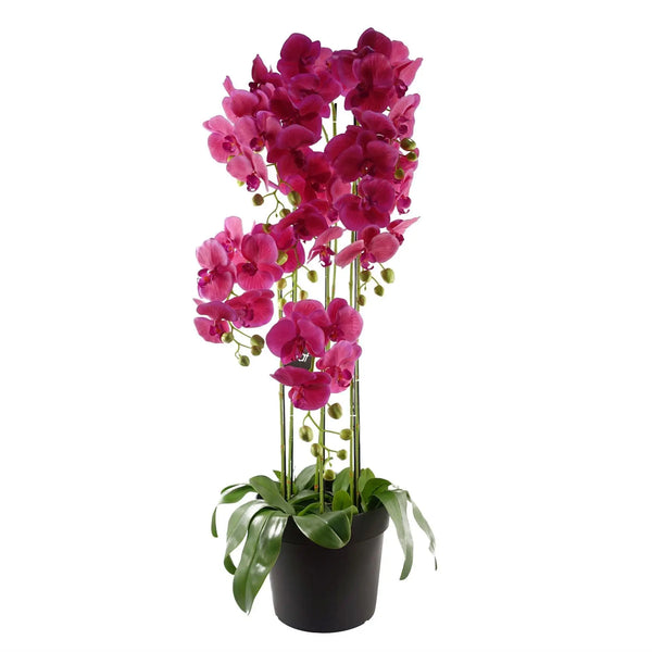 Large Pink Orchid Plant - Artifcial - 41 REAL TOUCH flowers Spirit Journeys Gifts