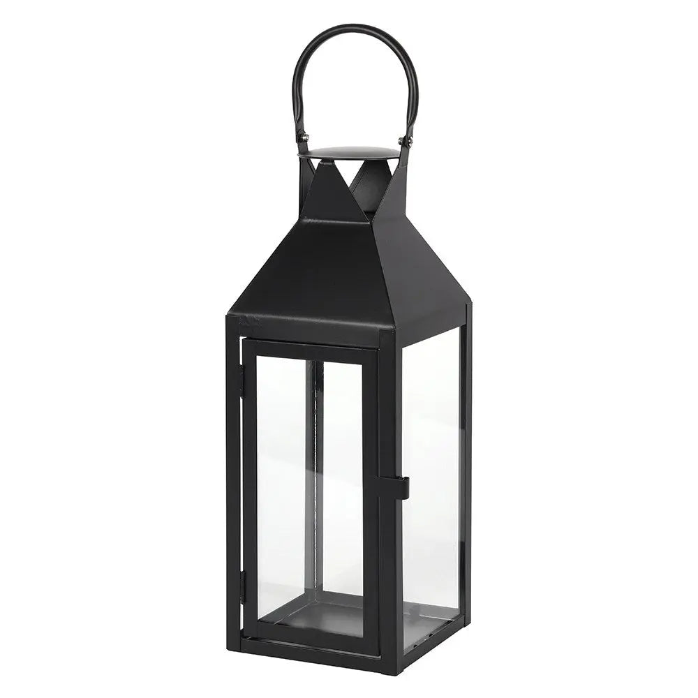 Large Satin Black Candle Lantern Gloriously Good