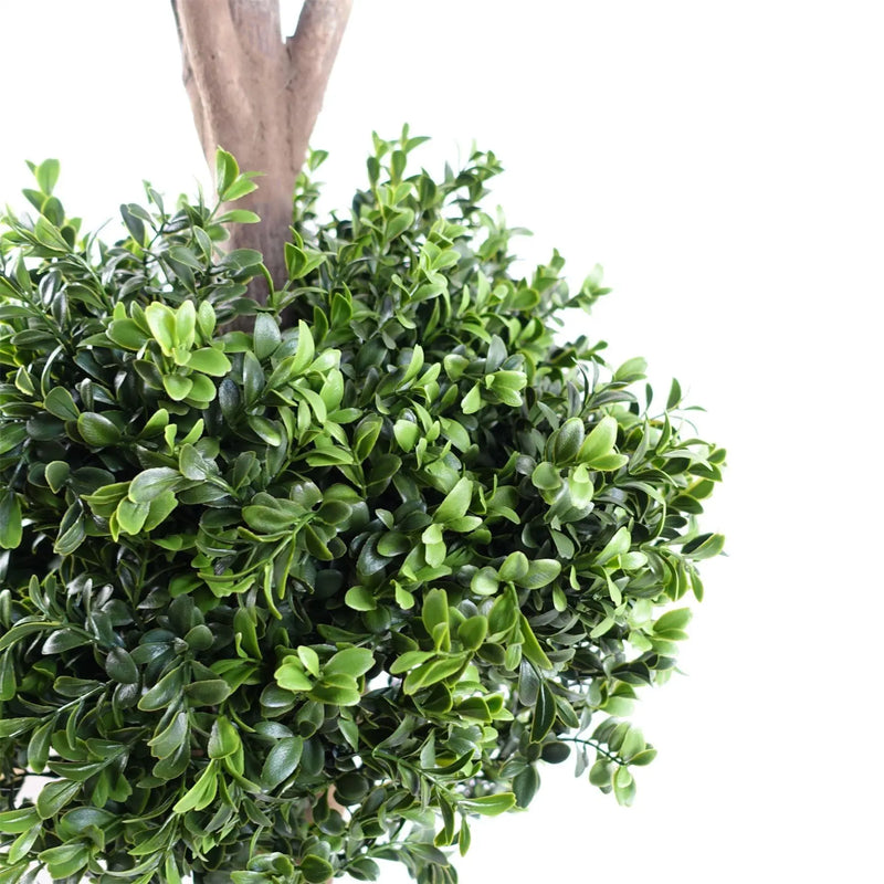Leaf 120cm Buxus Triple Artificial Tree UV Resistant Outdoor Spirit Journeys Gifts