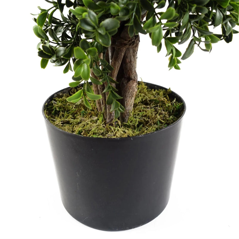 Leaf 120cm Spiral Buxus Artificial Tree UV Resistant Outdoor Spirit Journeys Gifts