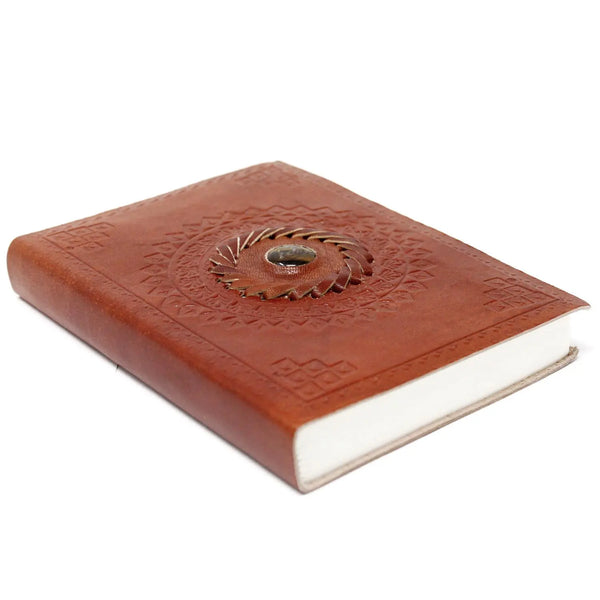 Leather Tigereye Notebook (7x5") Spirit Journeys Gifts