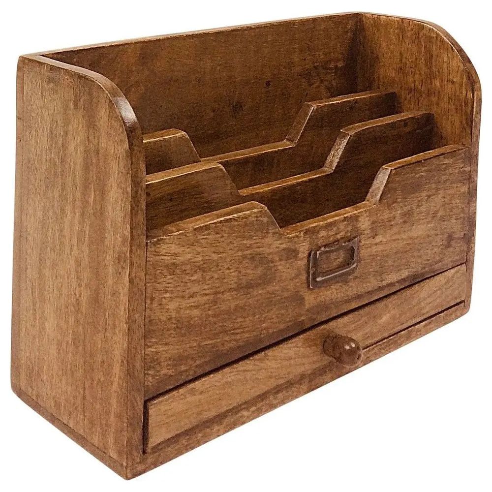 Letter Rack with Drawer Country Cottage