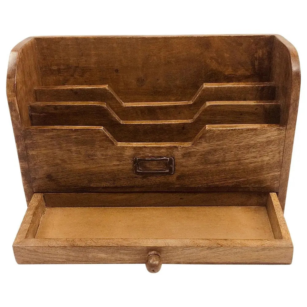 Letter Rack with Drawer Country Cottage