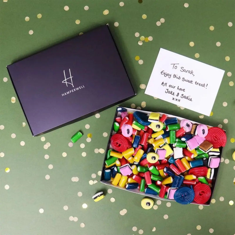 Liquorice Sweets Letterbox Gift Hamper HamperWell