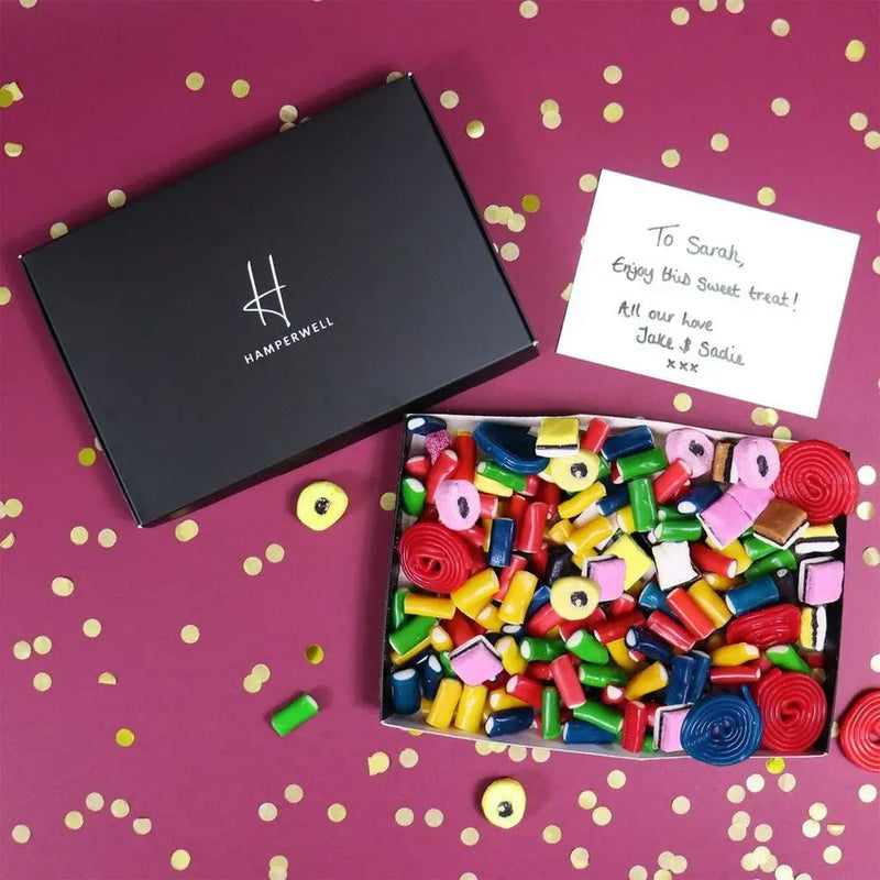 Liquorice Sweets Letterbox Gift Hamper HamperWell
