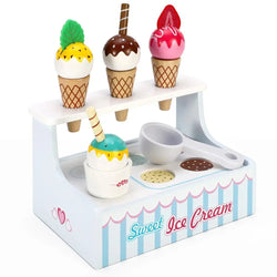 Mini Ice Cream Shop Pretend Play Toy Set Interactive Role Play Game 3+ SOKA Play Imagine Learn