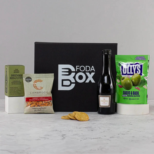 Mini Prosecco & Snack Pairing Gift Box Spirit Journeys Gifts