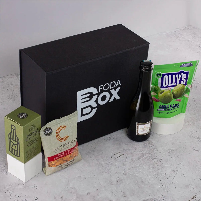 Mini Prosecco & Snack Pairing Gift Box Spirit Journeys Gifts