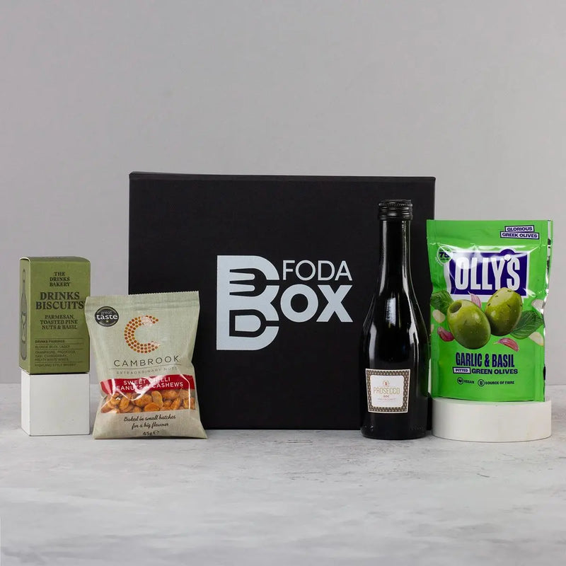 Mini Prosecco & Snack Pairing Gift Box Spirit Journeys Gifts