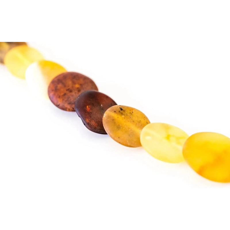 Multicolour Amber Disc Necklace Spirit Journeys Gifts