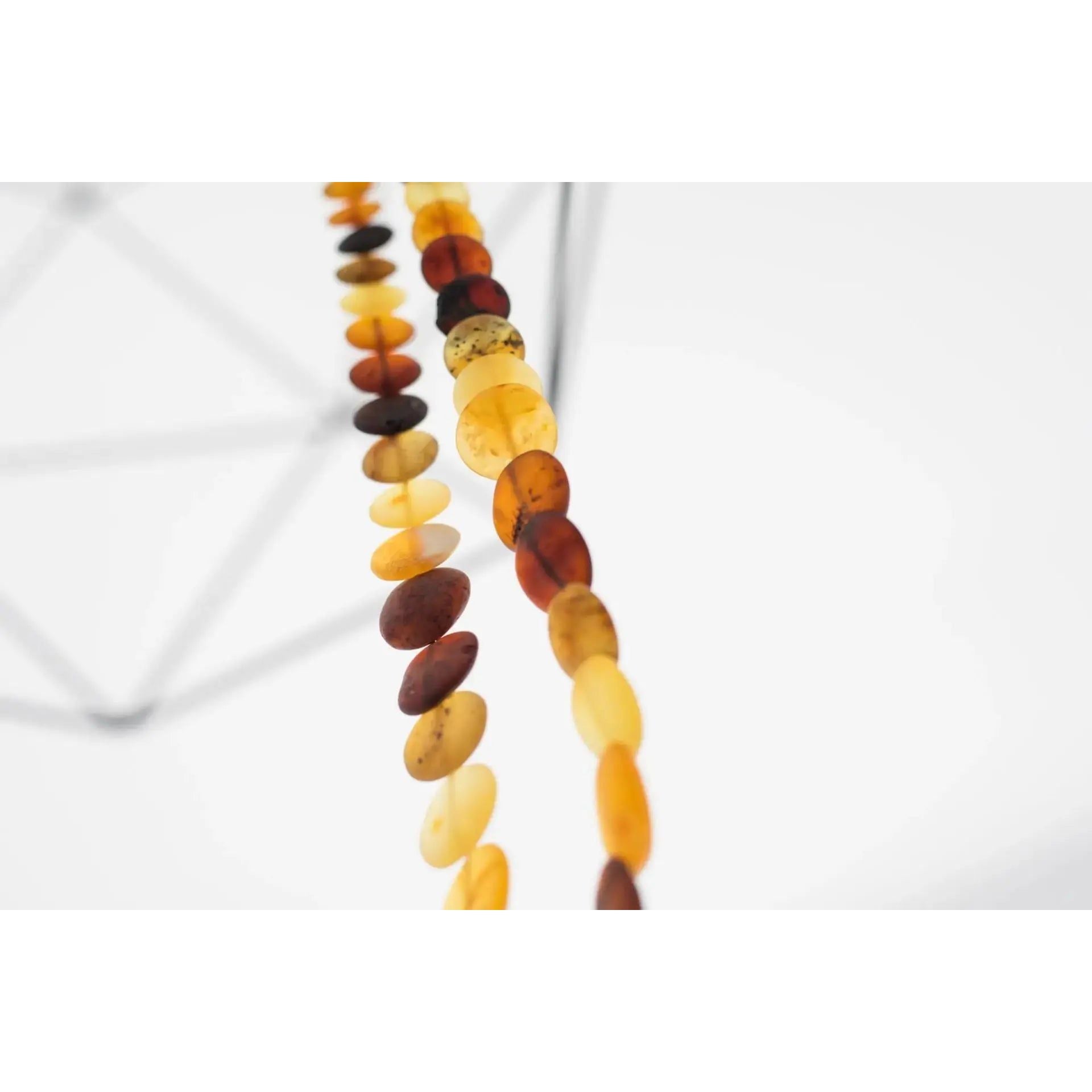 Multicolour Amber Disc Necklace Spirit Journeys Gifts