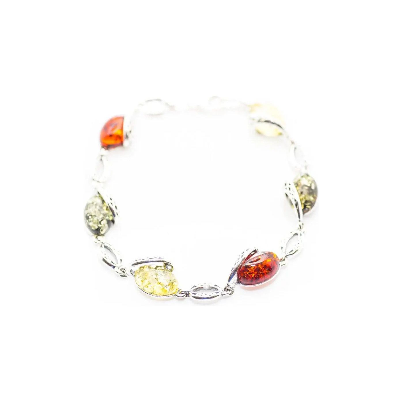 Multicolour Celtic Amber Bracelet Spirit Journeys Gifts