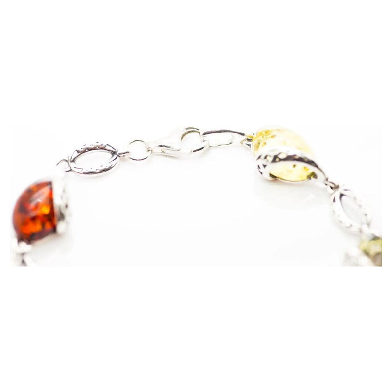 Multicolour Celtic Amber Bracelet Spirit Journeys Gifts
