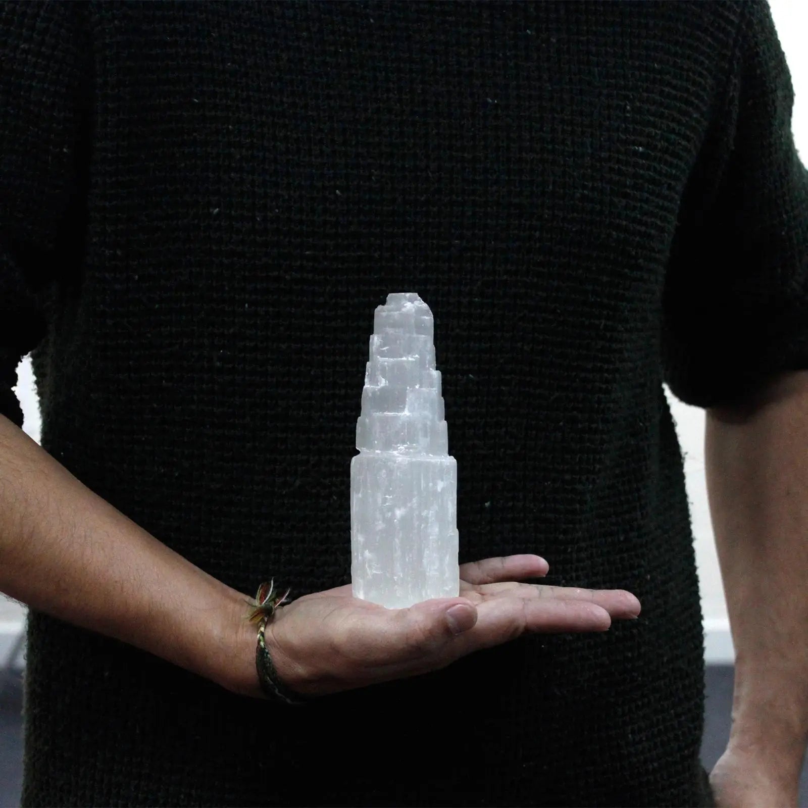 Natiural Selenite Tower - 15 cm Spirit Journeys Gifts